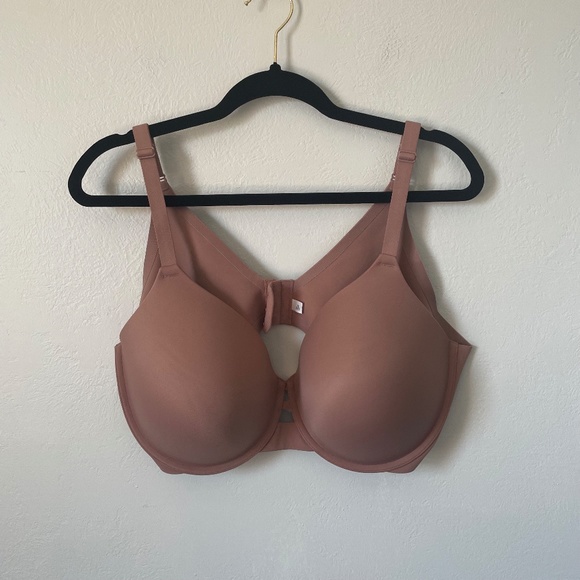 AUDEN WOMENS BACK SMOOTHING BRA MAUVE - Picture 1 of 3